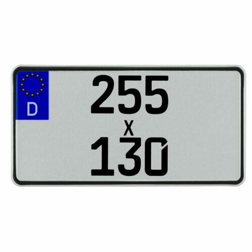 Kennzeichen 255 130 - kennzeichen, x