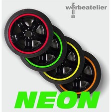 Neon Felgenrandaufkleber