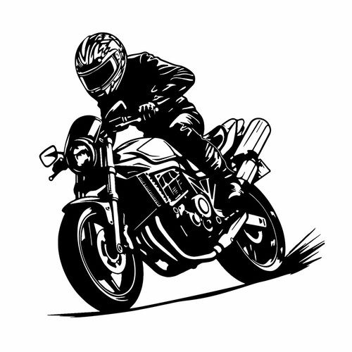Motorrad großer aufkleber - großer,