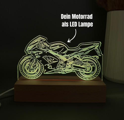 Kawasaki motorrad deko lampe - kawasaki,