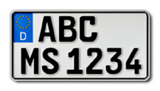 1 Kennzeichen | 255 x 130 mm |