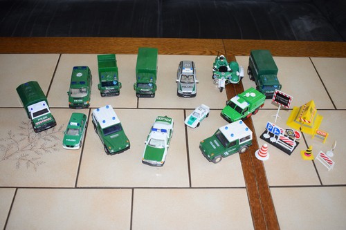 Polizei autos konvolut - autos,