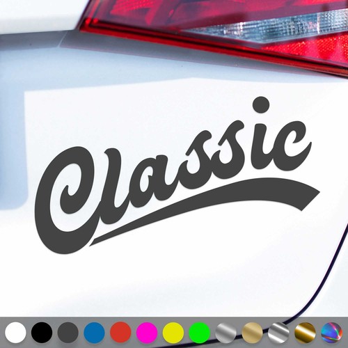 Classic aufkleber oldtimer - classic,