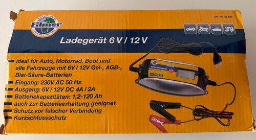 Ladegerät 12v für auto - 6v/12v,