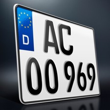 1 Kennzeichen | 280 x 200 mm |