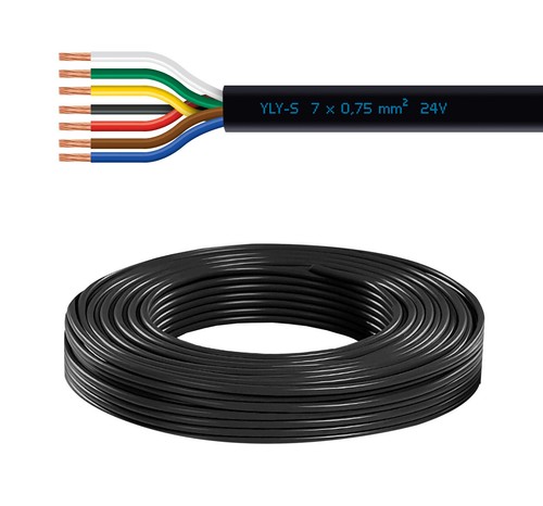 Bis 50m rundkabel 7x0 75mm - 1m,